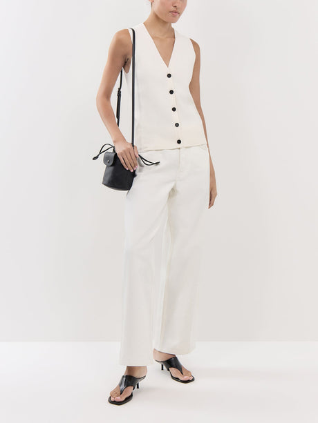 Lawrence Vest  Ivory