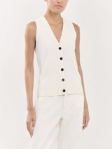 Lawrence Vest  Ivory