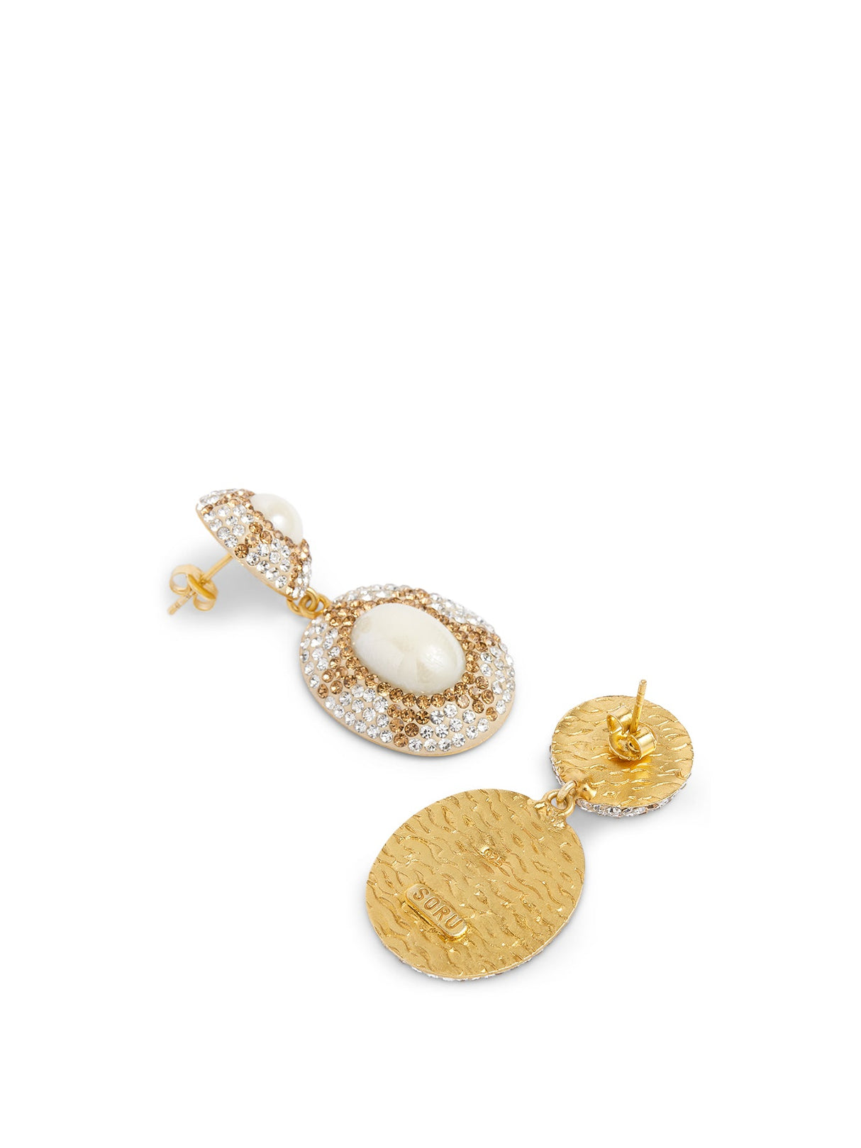 Peal Sun Drop Earrings