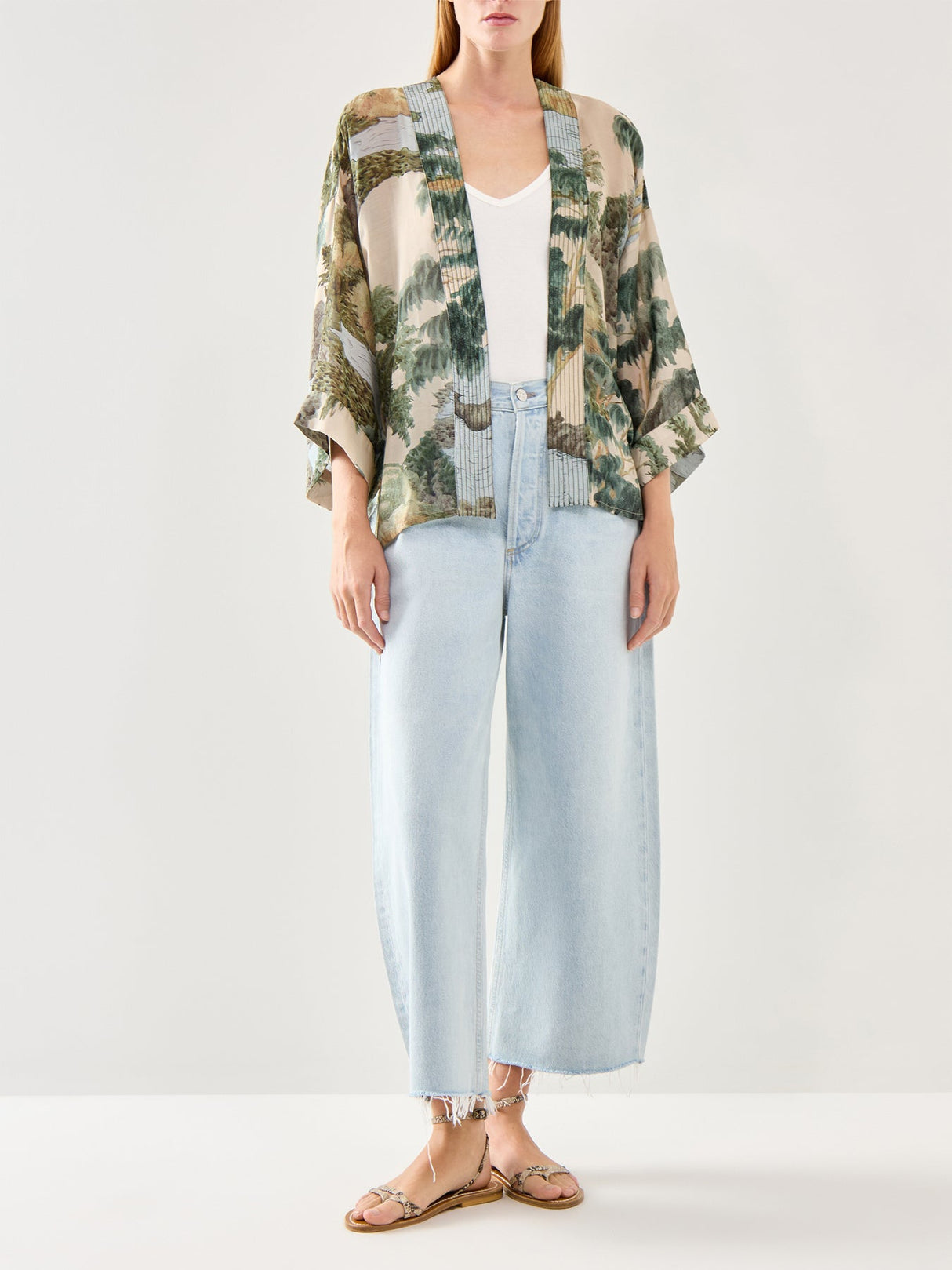 Rivers and Trees Short Kimono