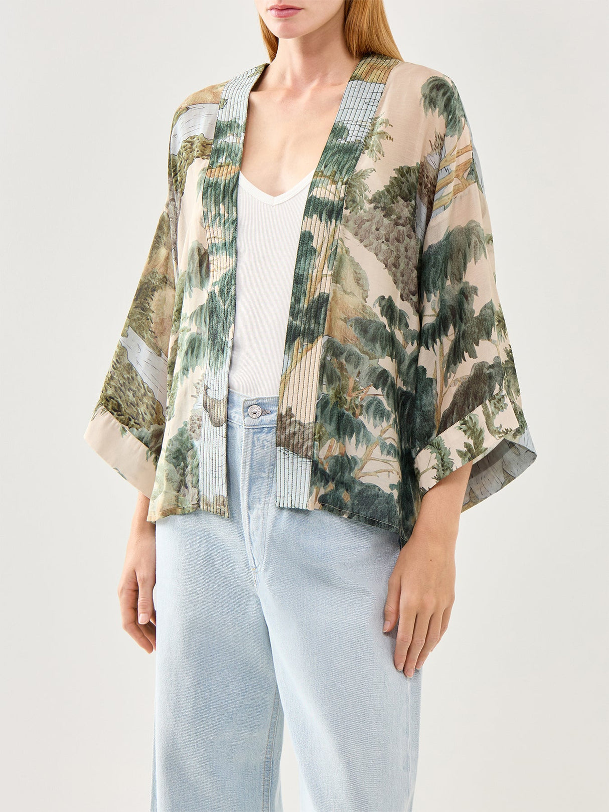 Rivers and Trees Short Kimono