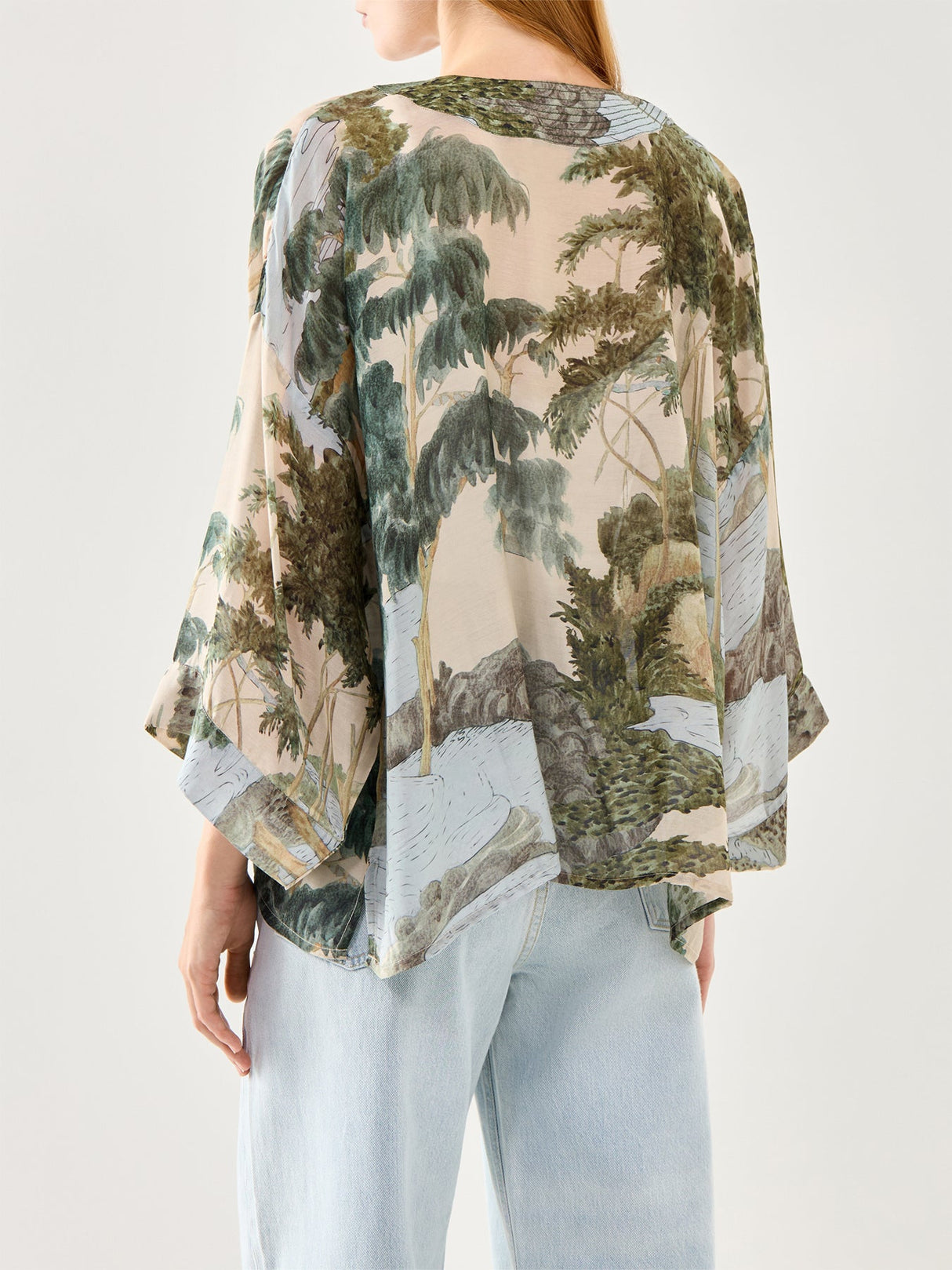 Rivers and Trees Short Kimono