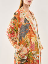 Fans Scarlet Gown