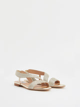 Metallic Rachel Flat Sandals