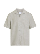 Linen Cotton Cuban Pocket Shirt