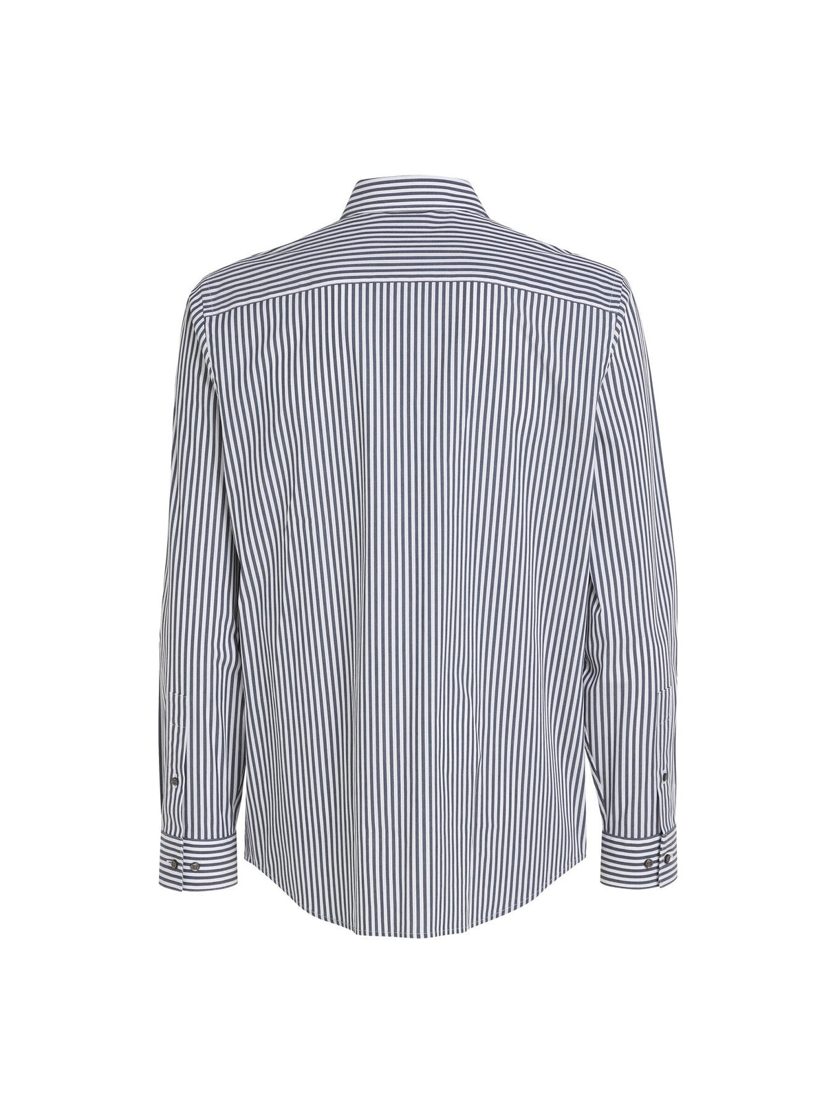 Poplin Stretch Striped Shirt