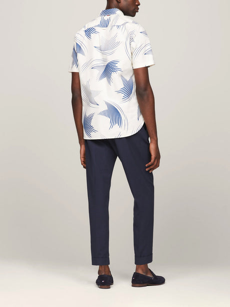 Motion Star Print Short Sleeve Regular