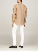 Pigment Dyed Linen Regular Fit Shirt