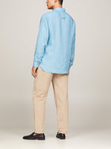 Pigment Dyed Linen Regular Fit Shirt