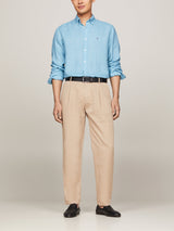 Pigment Dyed Linen Regular Fit Shirt