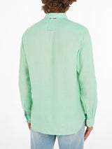 Pigment Dyed Linen Regular Fit Shirt