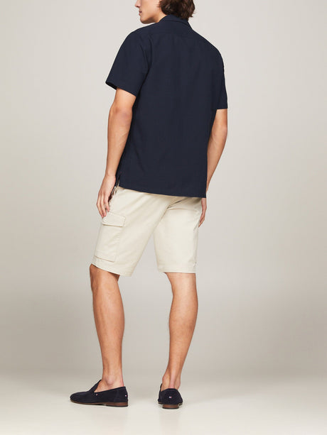 Seersucker Regular Fit Short Sleeve Shirt